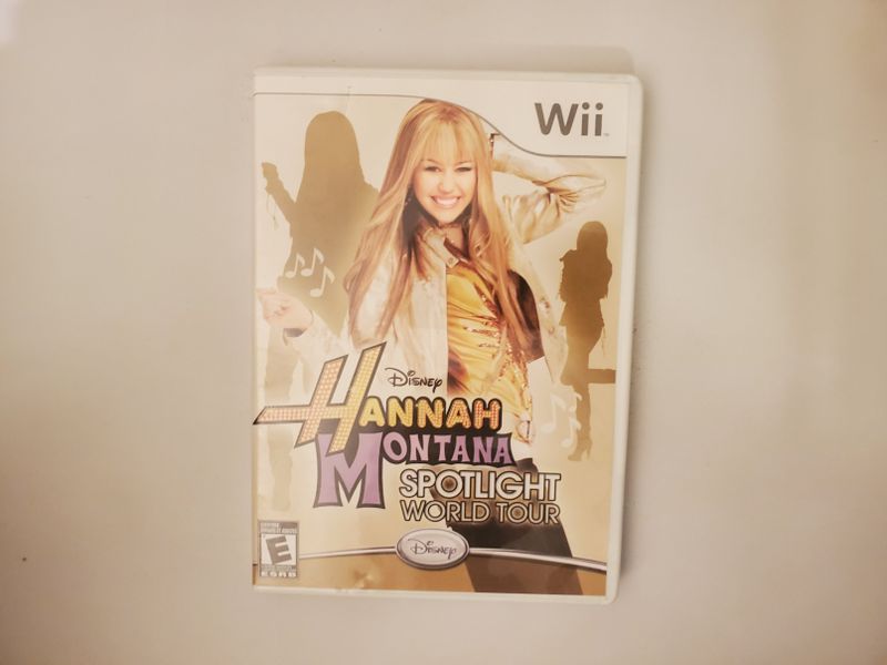 Nintendo Wii Hannah Montana Spotlight World Tour video game