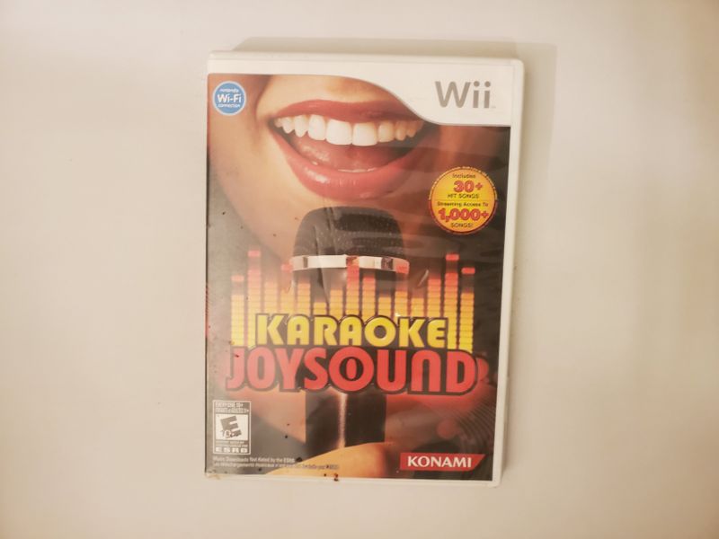 Nintendo Wii Karaoke Joysound video game