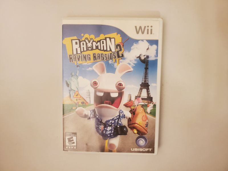 Nintendo Wii Rayman Raving Rabbids 2 video game