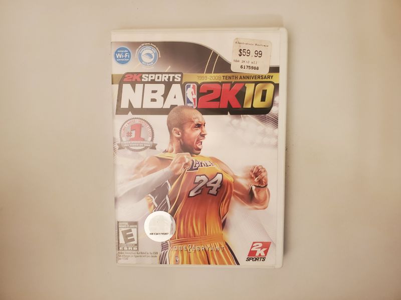 Nintendo Wii NBA 2K10 video game