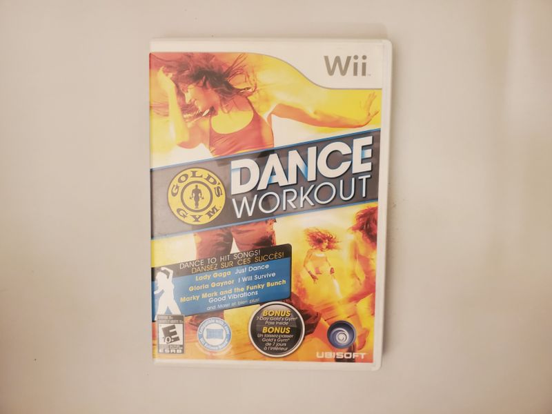 Nintendo Wii Golds Gym Dance Workout video game