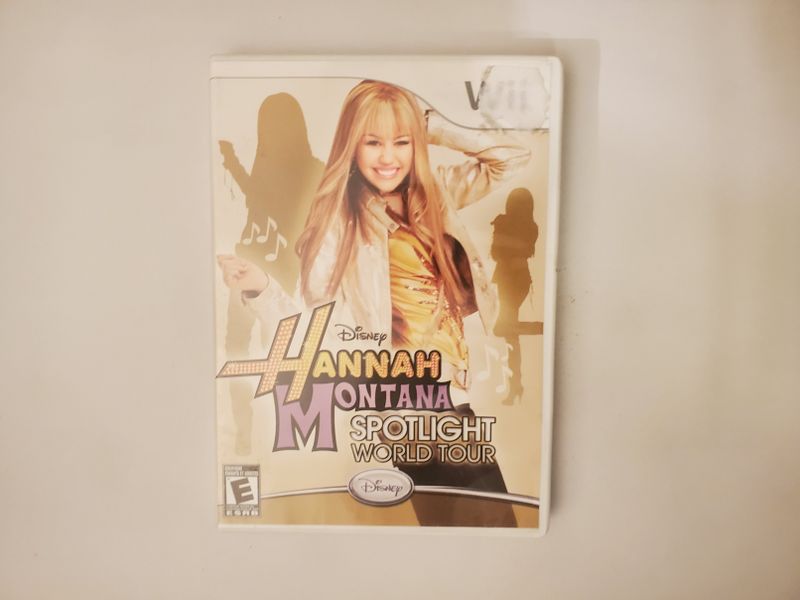 Nintendo Wii Hannah Montana Spotlight World Tour video game