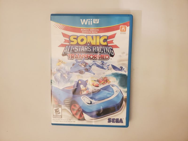 Nintendo Wii U Sonic & All-Stars Racing Transformed video game