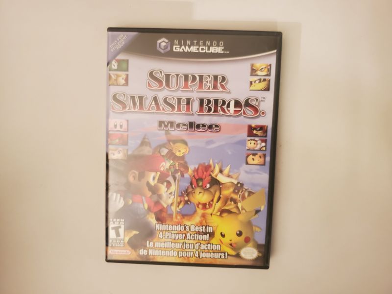 Nintendo GameCube Super Smash Bros Melee video game