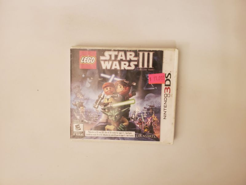 Nintendo 3DS LEGO Star Wars III: The Clone Wars video game