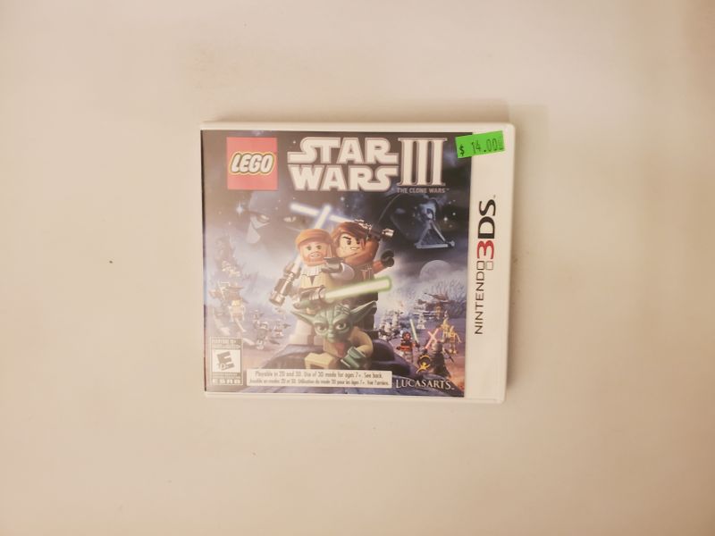 Nintendo 3DS LEGO Star Wars III: The Clone Wars video game