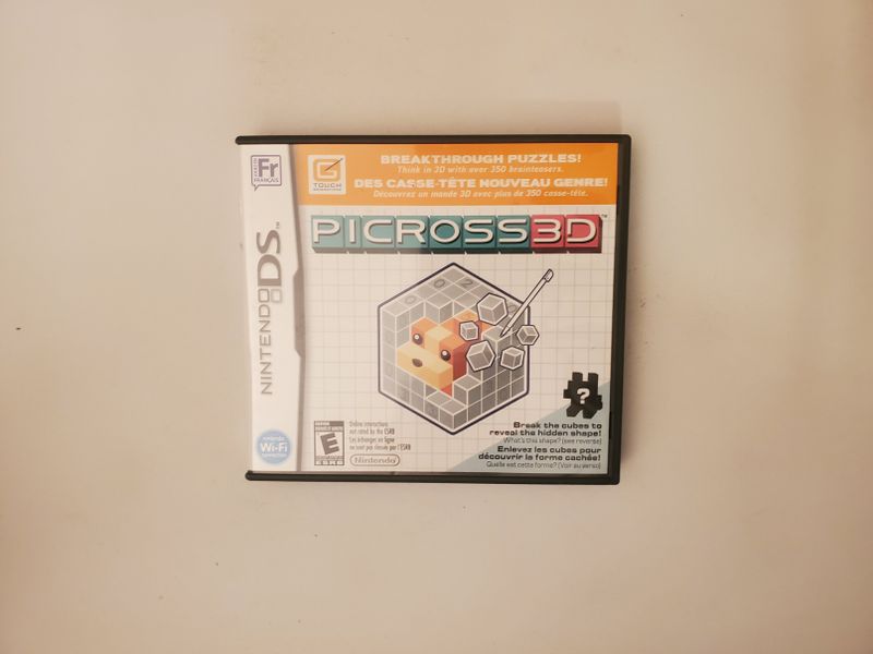 Nintendo DS Picross 3D video game