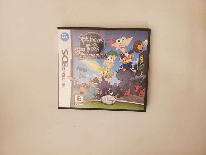 Nintendo DS Phineas and Ferb: Across the 2nd Dimension video game