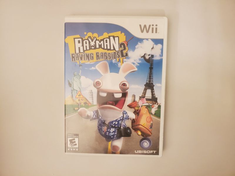 Nintendo Wii Rayman Raving Rabbids 2 video game