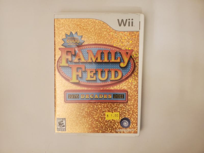 Nintendo Wii Family Feud: 1976 Decades 2011 video game