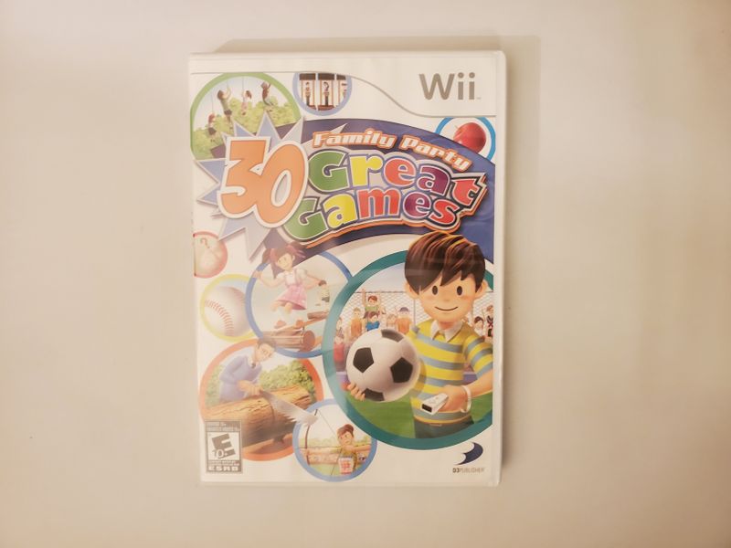 Nintendo Wii 30 Great Games Family Party video game