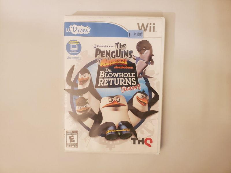 Nintendo Wii The Penguins of Madagascar Dr Blowhole Returns Again video game
