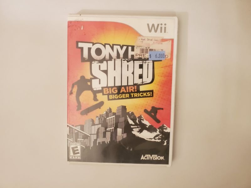 Nintendo Wii Tony Hawk: Shred (Big Air!) video game