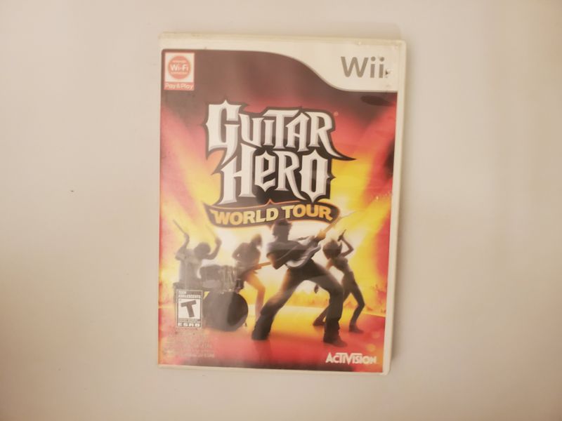Nintendo Wii Guitar Hero World Tour video game