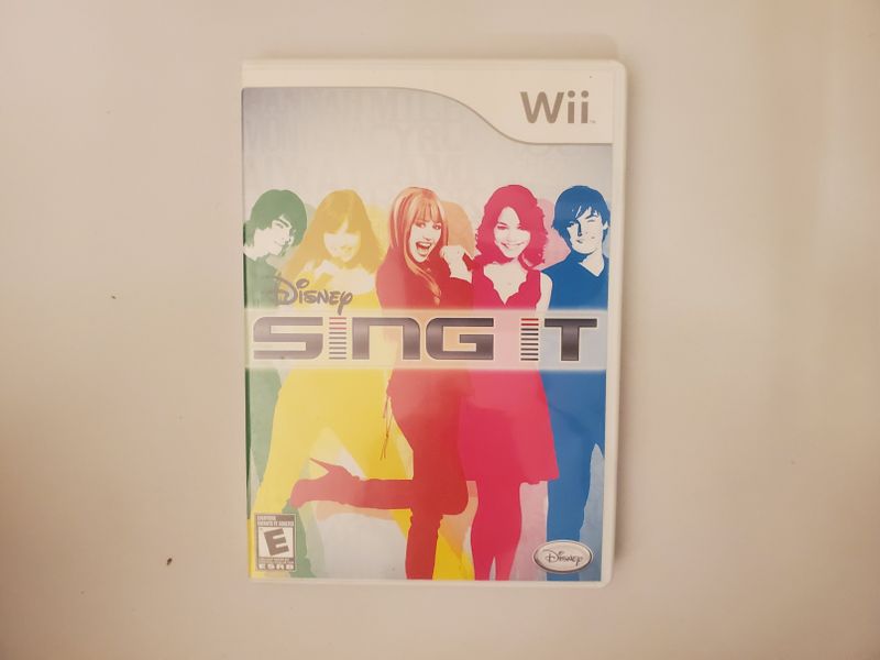 Nintendo Wii Disney Sing It video game