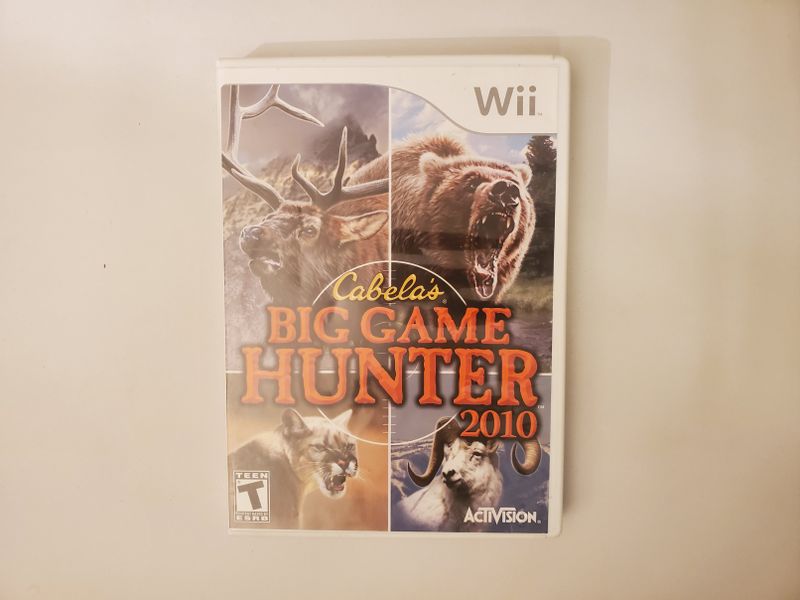 Nintendo Wii Cabela's Big Game Hunter 2010 video game
