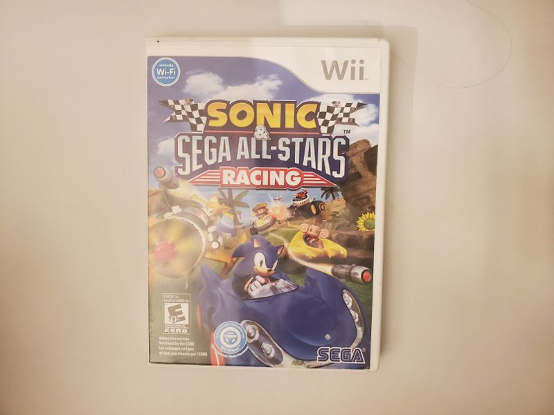 Nintendo Wii Sonic & Sega All-Stars Racing video game