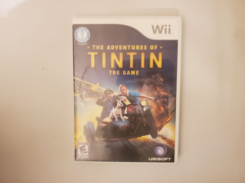 Nintendo Wii The Adventures of Tintin The Game video game