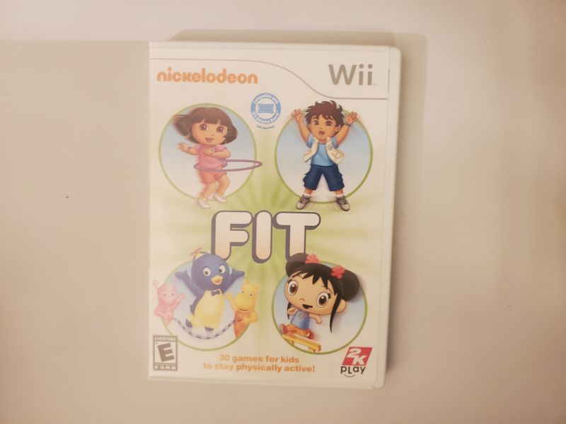 Nintendo Wii Nickelodeon Fit video game