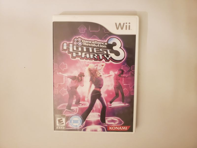 Nintendo Wii DanceDanceRevolution Hottest Party 3 video game