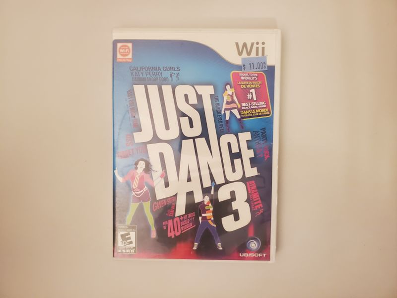 Nintendo Wii Just Dance 3 video game