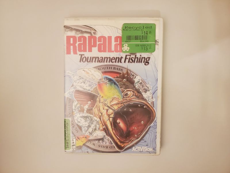 Nintendo Wii Rapala Tournament Fishing video game