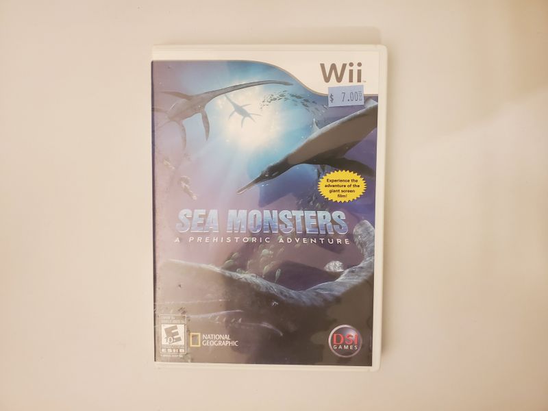Nintendo Wii Sea Monsters: A Prehistoric Adventure video game
