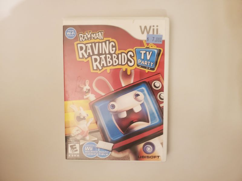 Nintendo Wii Rayman Raving Rabbids TV Party video game