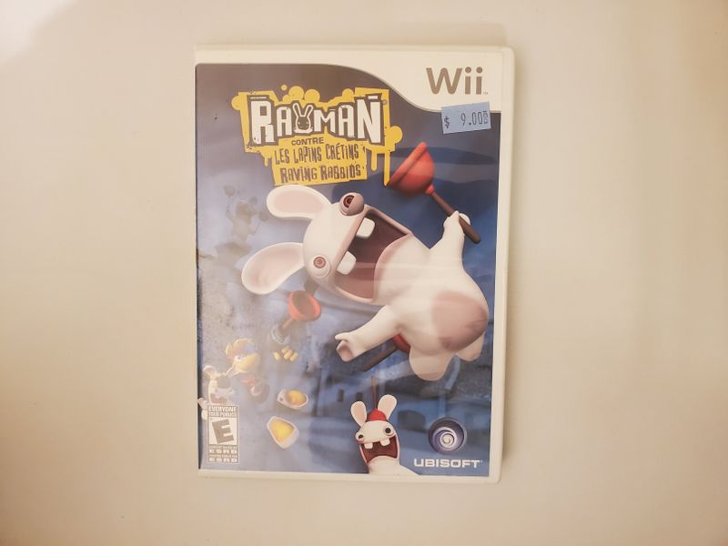 Nintendo Wii Rayman Raving Rabbids video game