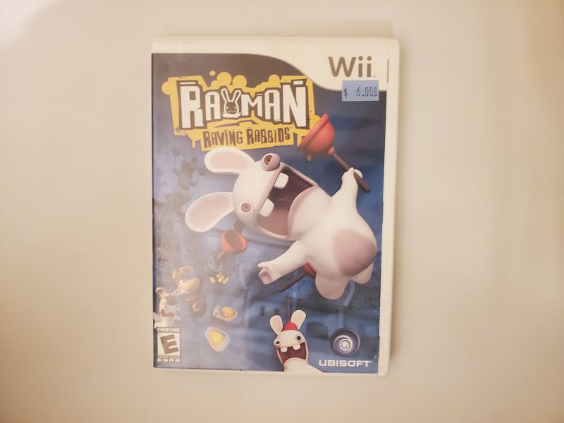Nintendo Wii Rayman Raving Rabbids video game