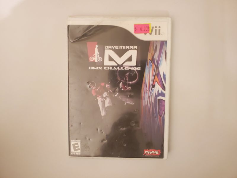 Nintendo Wii Dave Mirra BMX Challenge video game