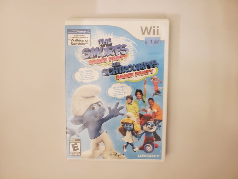 Nintendo Wii The Smurfs Dance Party video game