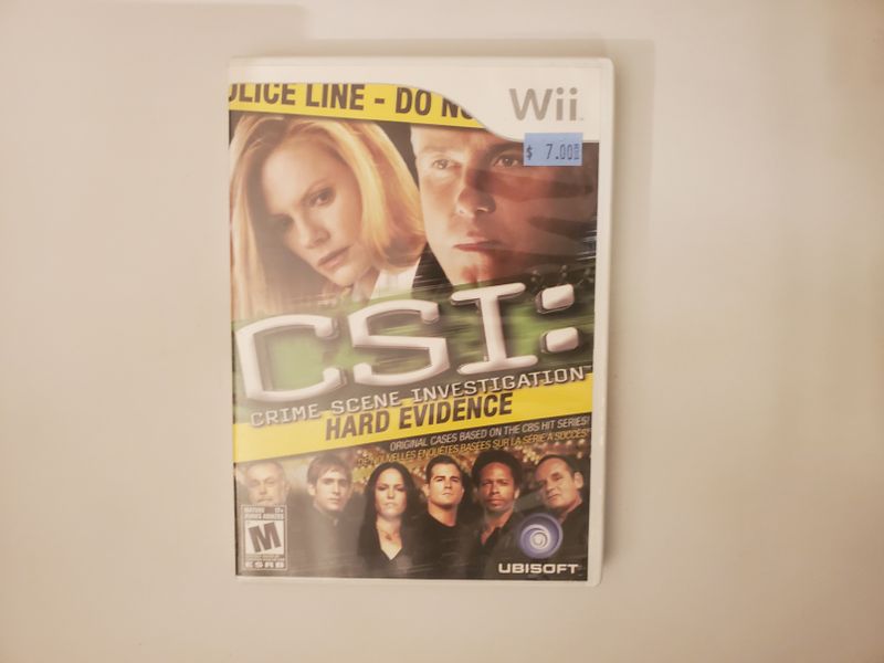 Nintendo Wii CSI: Crime Scene Investigation Hard Evidence video game