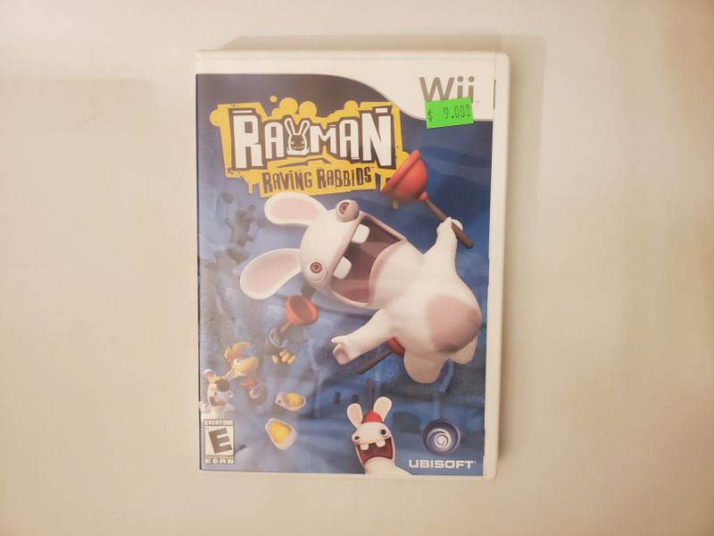 Nintendo Wii Rayman Raving Rabbids video game