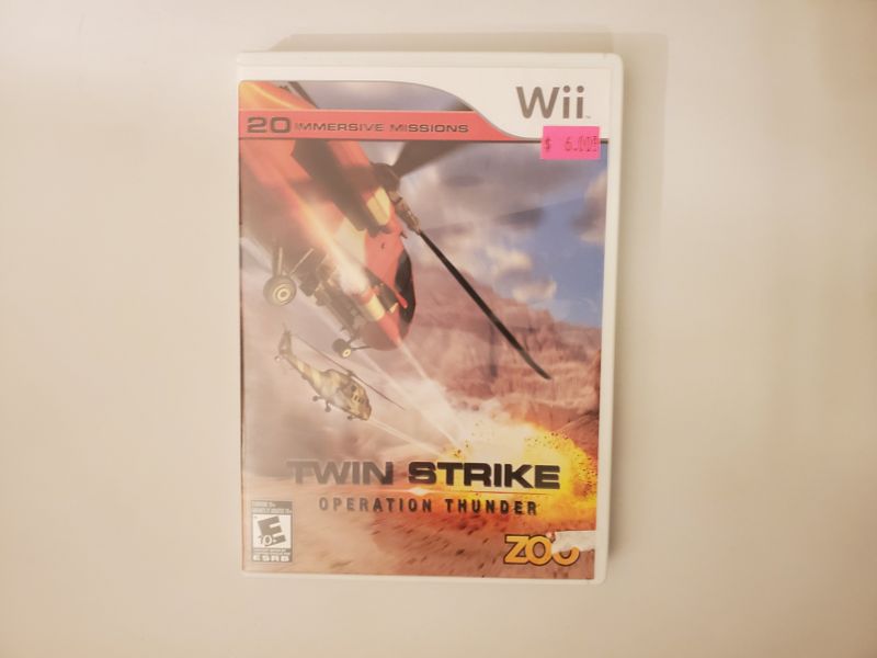 Nintendo Wii Twin Strike: Operation Thunder video game