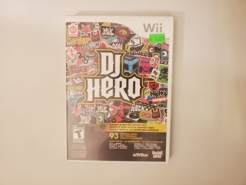 Nintendo Wii DJ Hero video game