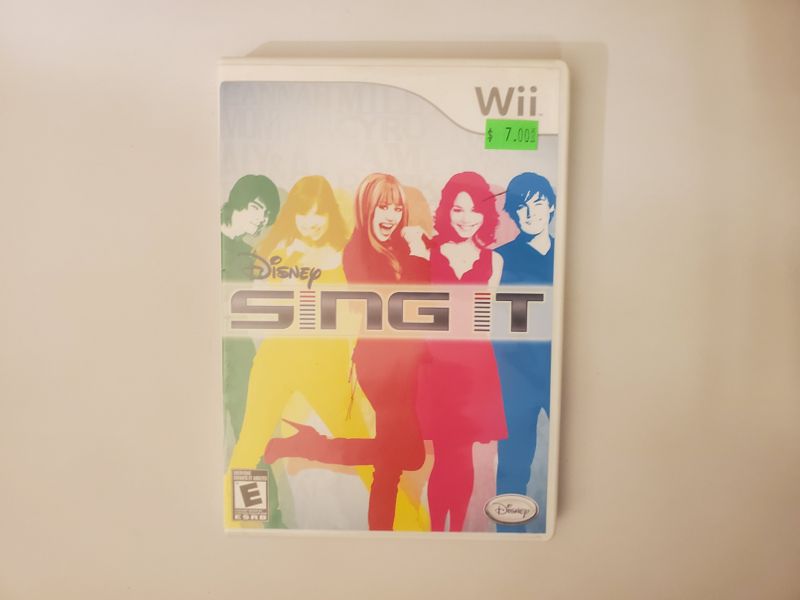 Nintendo Wii Disney Sing It video game