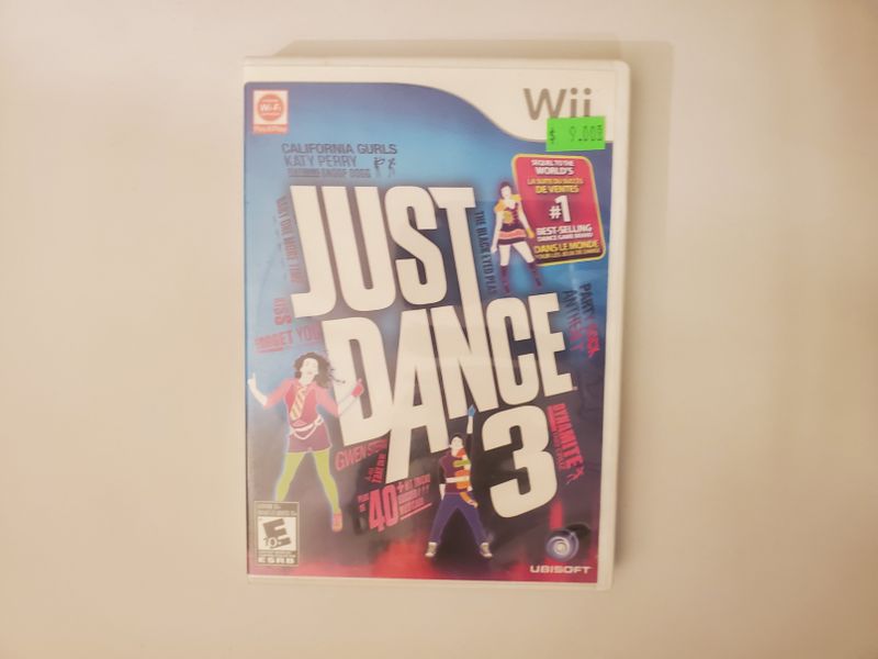 Nintendo Wii Just Dance 3 video game