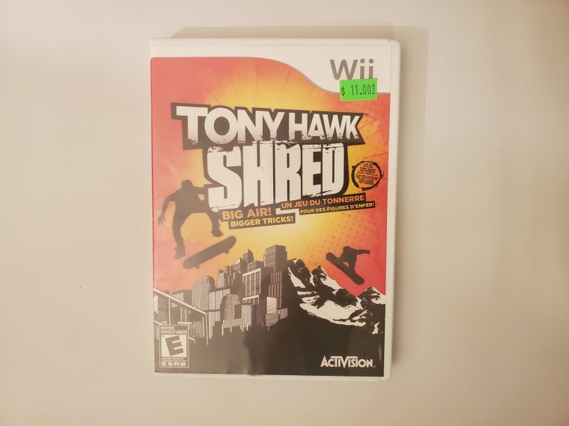 Nintendo Wii Tony Hawk Shred video game