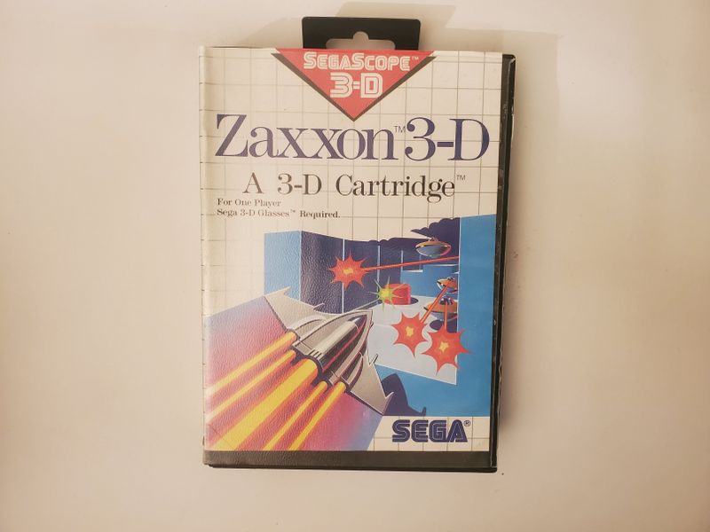 Sega Master System Zaxxon 3-D video game