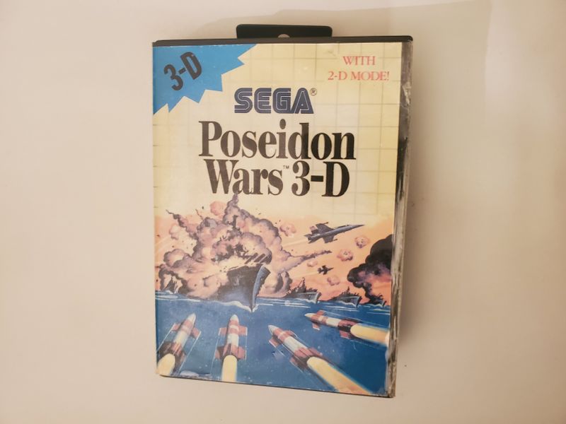 Sega Master System Poseidon Wars 3-D video game