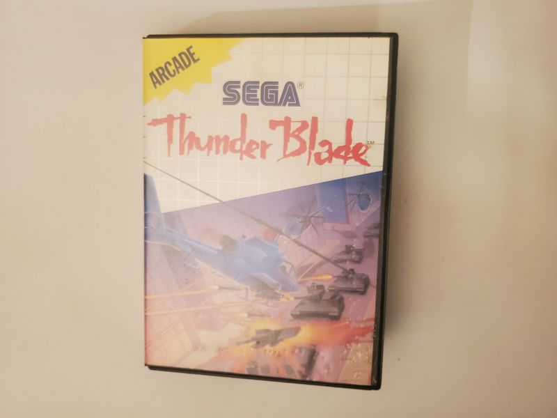 Sega Master System Thunder Blade (Arcade) video game