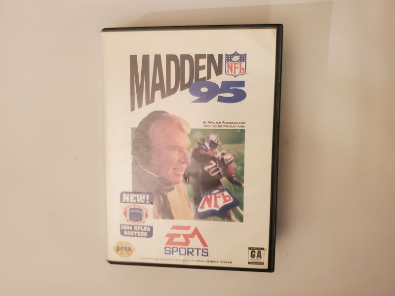 Sega Genesis Madden 95 video game