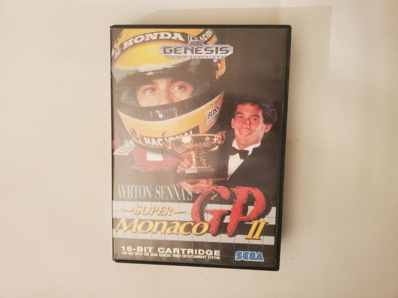 Sega Genesis Ayrton Senna's Super Monaco GP II video game