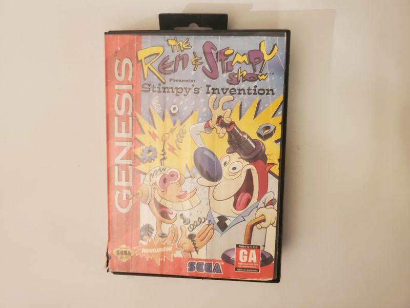Sega Genesis The Ren & Stimpy Show Presents: Stimpys Invention video game