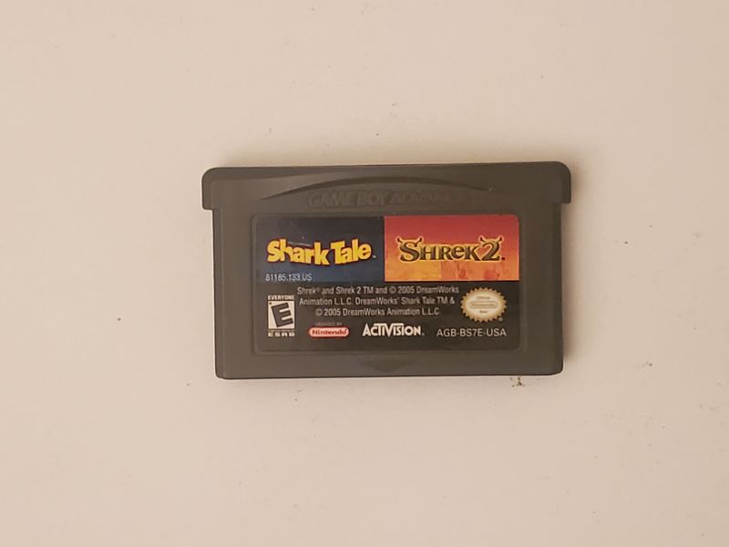 Nintendo Game Boy Advance Shark Tale / Shrek 2 (Combo Cartridge) video game