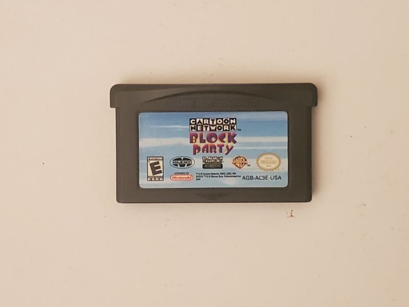 Nintendo Game Boy Advance Cartoon Network Block Party video game