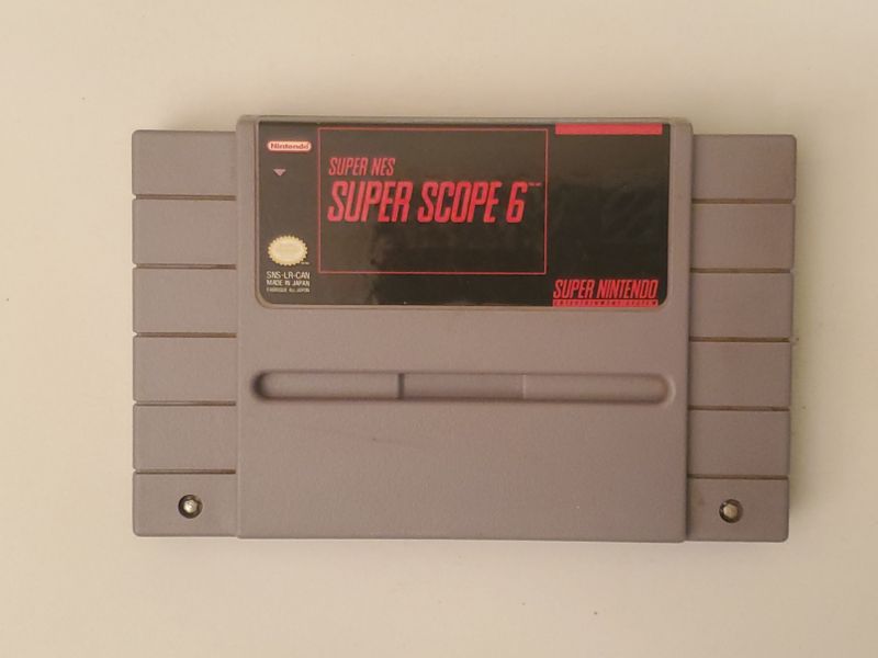 Nintendo SNES Super Scope 6 video game