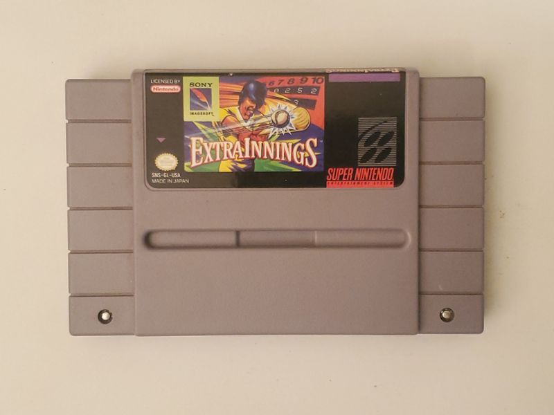 Nintendo SNES Extra Innings video game