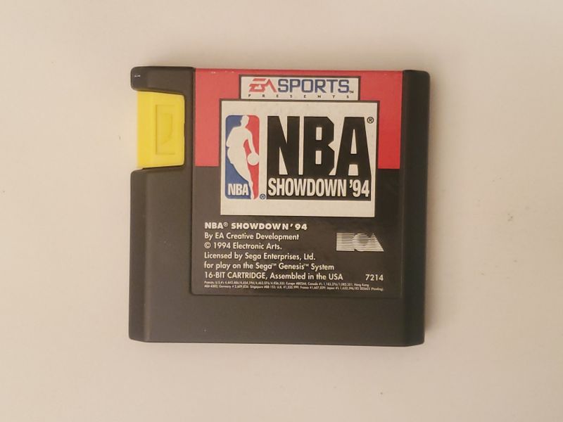 Sega Genesis NBA Showdown '94 video game